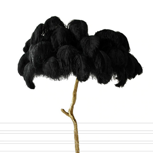 Palmera Luxury Feather Floor/Table Lamp