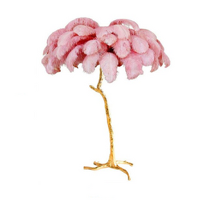 Palmera Luxury Feather Floor/Table Lamp