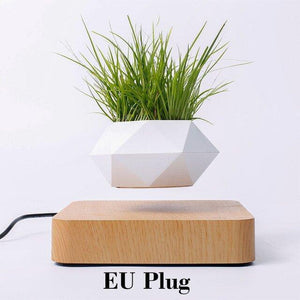 Hot Sale Magnetic Levitating Air Bonsai Pot Rotation Planters Desk Decor