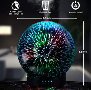 3D Glass Aromatherapy Diffuser