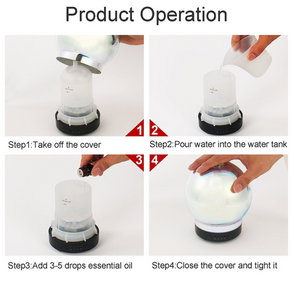 3D Glass Aromatherapy Diffuser