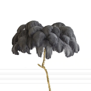 Palmera Luxury Feather Floor/Table Lamp