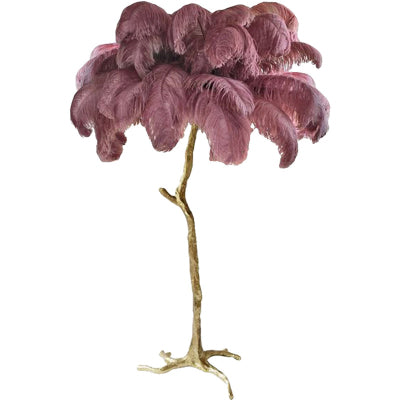 Palmera Luxury Feather Floor/Table Lamp