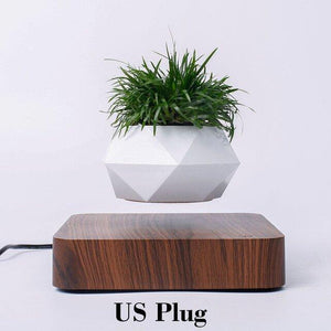 Hot Sale Magnetic Levitating Air Bonsai Pot Rotation Planters Desk Decor