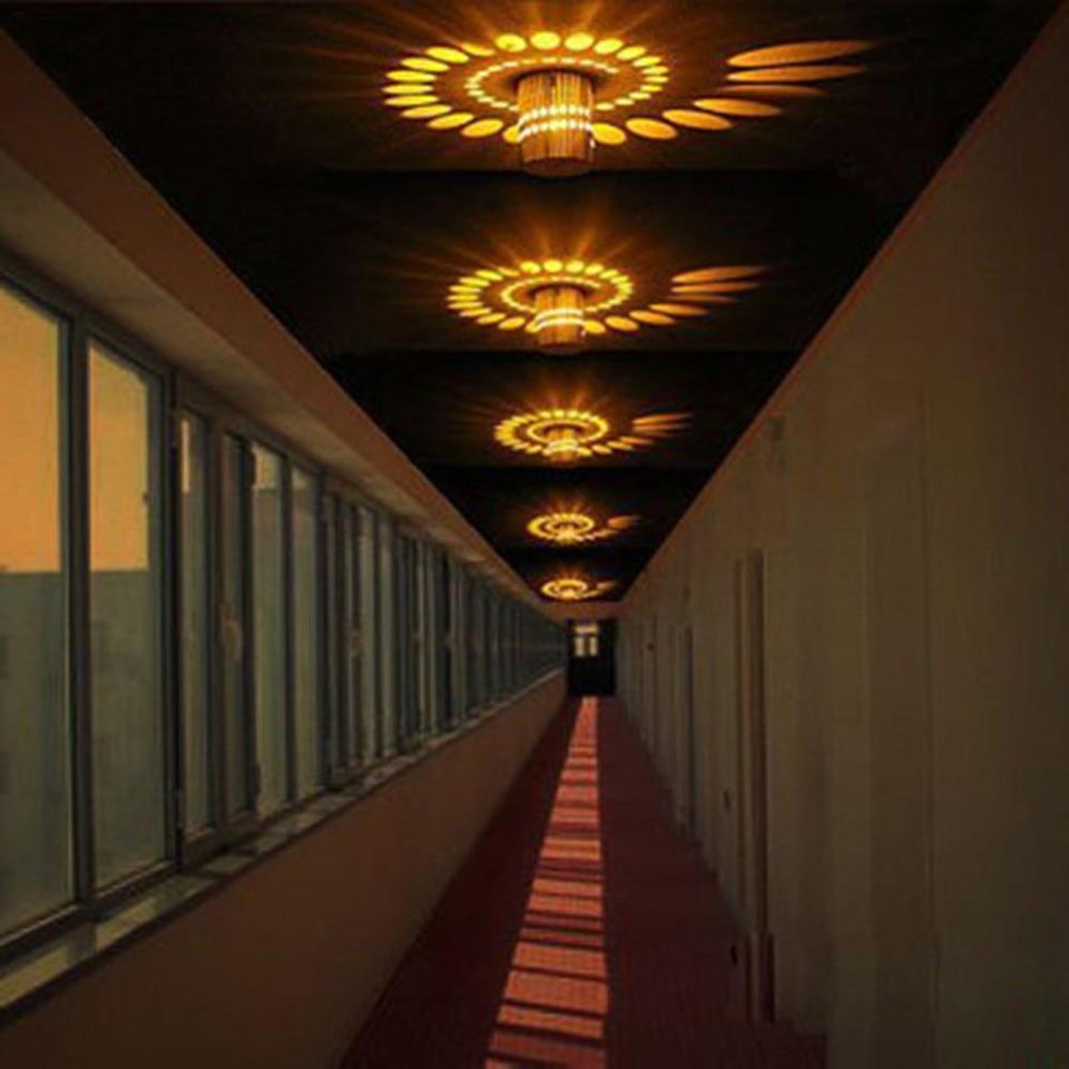 Spiral LED Wall Light