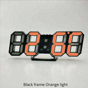 3D LED Digital Wall Clock