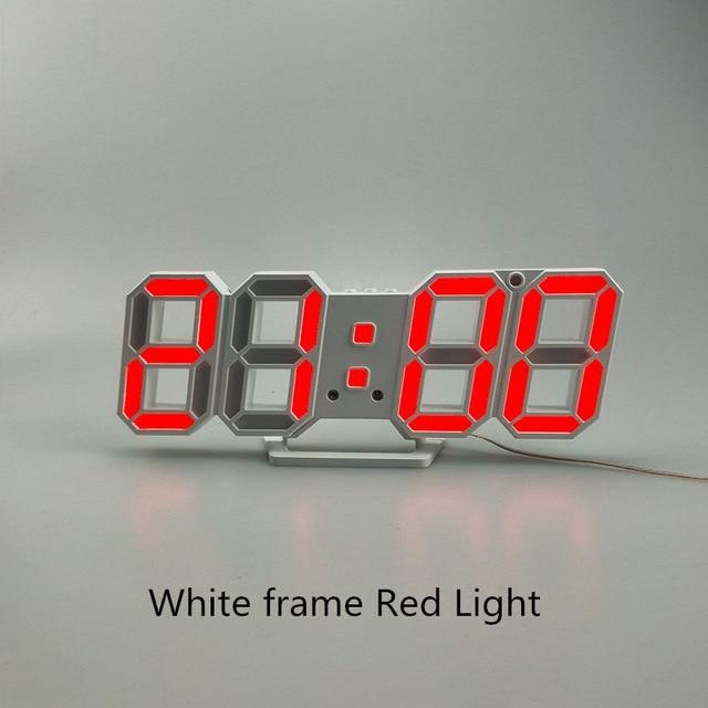 3D LED Digital Wall Clock