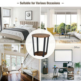 Industrial End Table Metal Frame