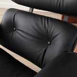 Modern Classic Lounge Chair with Ottoman