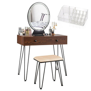 Vanity Makeup Table w/ Light up mirror