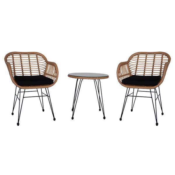 Modern 3-Peice Patio Set