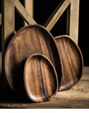 Walnut Serving Plates