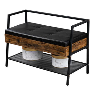 Bench Organizer w/ Storage and Shoe Rack