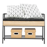 Bench Organizer w/ Storage and Shoe Rack
