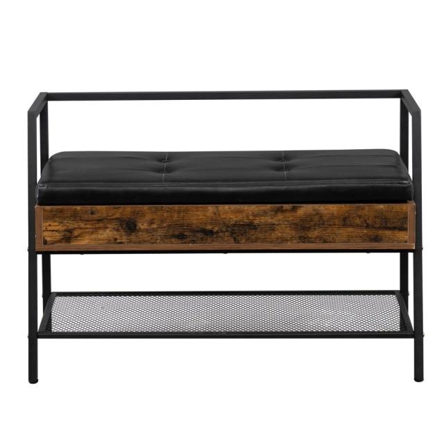 Bench Organizer w/ Storage and Shoe Rack