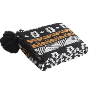 Bohemian Knitted Blanket