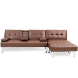 3-Piece Convertible Sectional Sofa