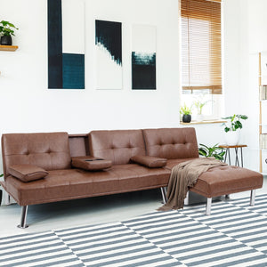 3-Piece Convertible Sectional Sofa