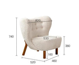 Cashmere Lounge Chair & Ottoman