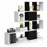5 Tier Corner Bookshelf Storage Rack