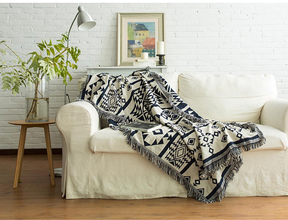 Boho Style Throw Blanket