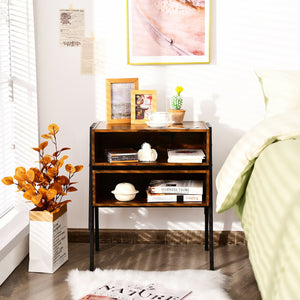 2 PC Stackable End Night Stand