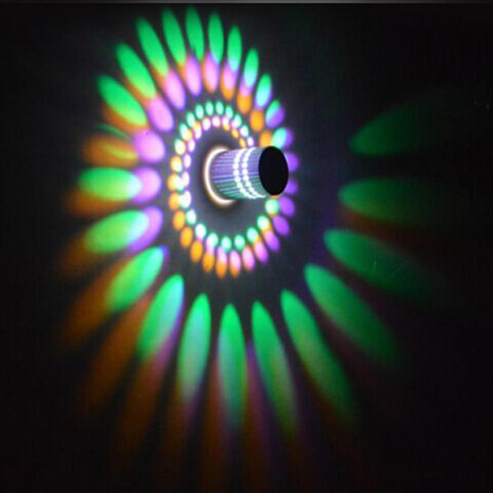 Spiral LED Wall Light
